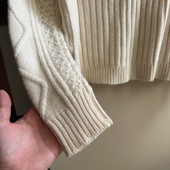 J. Crew Cream Textured Knit Sweater - Picture 6 of 6